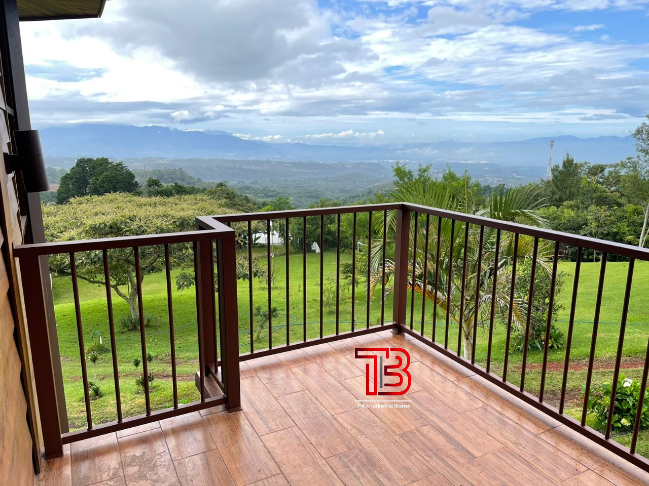 Baranda Balcón Café/Bronce